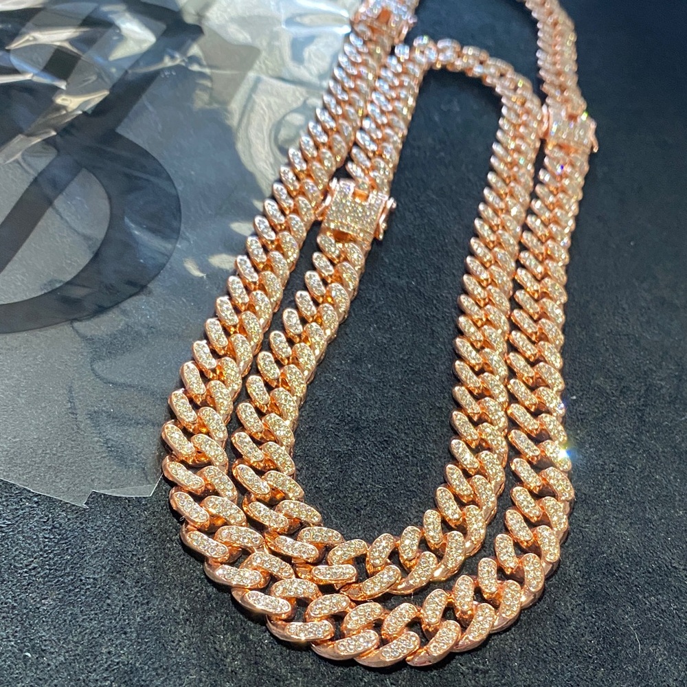 Elegant Rose Gold Chain Necklace 18” 26”